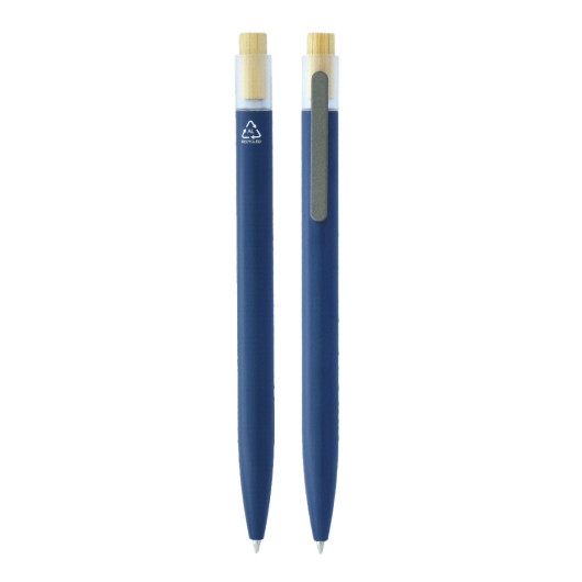 Navy Recycled Aluminium Pens